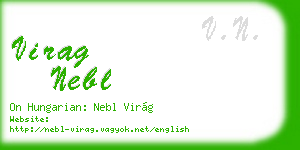 virag nebl business card